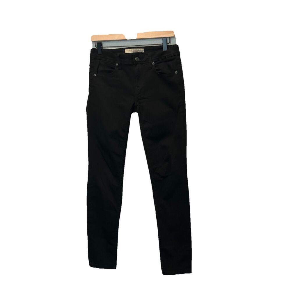 Burberry Brit Jeans Women's Size 29 Black Skinny Low-Rise Stretch Denim